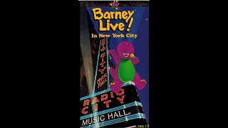 Barney Live! In New York City! 1994 VHS