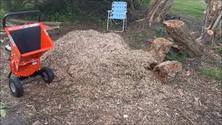 How To Get Rid Of Dead Trees &amp; Bushes And Turn Them Into Free Red Mulch.