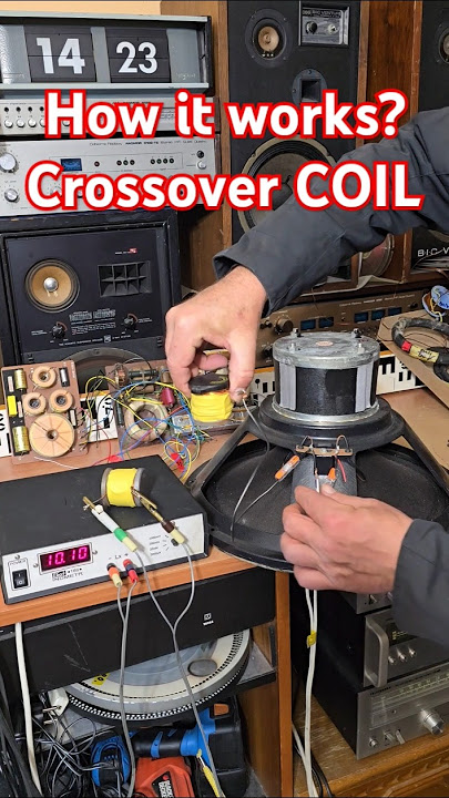 Vintage TESLA BASS SPEAKER and IRON CORE INDUCTOR COIL - CROSSOVER FILTER How it works Audio Tips