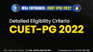 CUET PG Physics 2022 Eligibility Criteria: Qualification & Age Limit Details