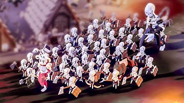 Raising an Army of Thousands of Skeletons! New Right Click to Necromance Game! - Undead Horde