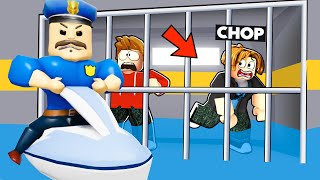 ROBLOX CHOP AND FROSTY ESCAPE WATER BARRYS PRISON screenshot 4