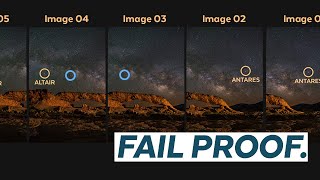 Fail Proof Milky Way Panorama = The 3C3O Method