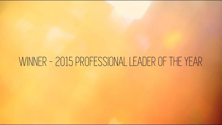 Annette Drew - Professional Leader of 2015