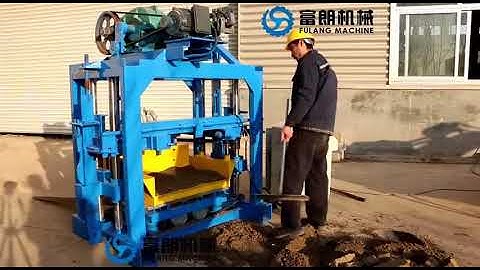 QTF40-2, a small manual concrete block making machine with low price but has big use.