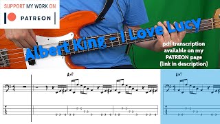 Albert King - I Love Lucy (Bass cover with tabs)