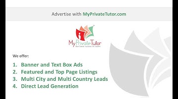 Advertise with MyPrivateTutor.com