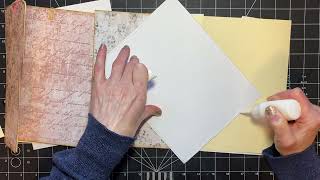 Shabby Chic File Folder Journal Cover Part 2