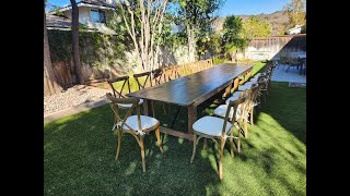 Rectangular tables vs Round Tables for a Wedding. The Big question