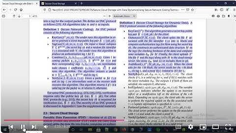 Secure Cloud Storage with Data Dynamics Using Secure Network Coding Techniques  IEEE JAVA MTPL HYD