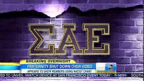 UOK Fraternity Suspended for Racial Chants (ABC Ne...