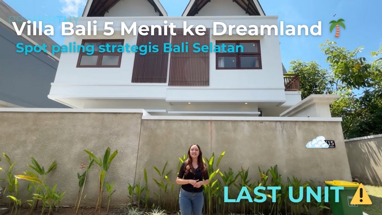 Villa keren di Bali, 5 menit ke pantai Dreamland, 3 menit ke GWK, dan… tinggal 1 unit terakhir! 😱