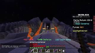 Hypixel Skyblock: New Grappling Hook Update Demonstration