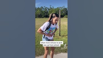 When Mom REFUSES To Pick You Up From School Early: