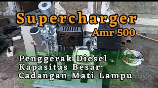 Supercharger Amr 500 Penggerak Diesel #supercharger #aeration