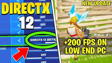 Fortnite Dx11 vs Dx12 (FPS Comparison Before & After) - Fortnite Chapter 2