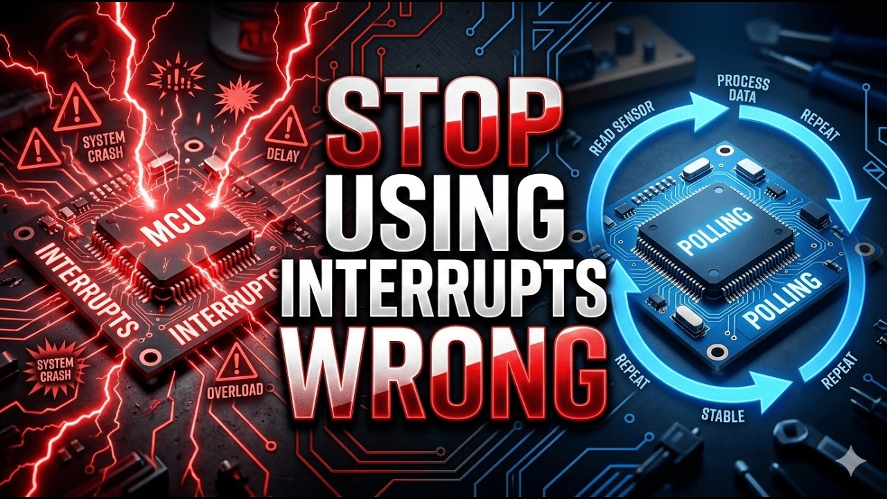 Interrupts vs Polling - What Every Embedded Engineer Must know