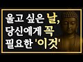 울고 싶은 날, 당신에게 꼭 필요한 '이것'ㅣ부처님말씀ㅣ불교명언 I 오디오북 I 인생 지혜ㅣ석가모니가르침
