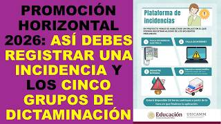 I'm a Teacher: 2026 HORIZONTAL PROMOTION: HOW TO LOG AN INCIDENT AND THE 5 GROUPS I'm a Teacher: 2026 HORIZONTAL PROMOTION: HOW TO LOG AN INCIDENT AND THE 5 GROUPS