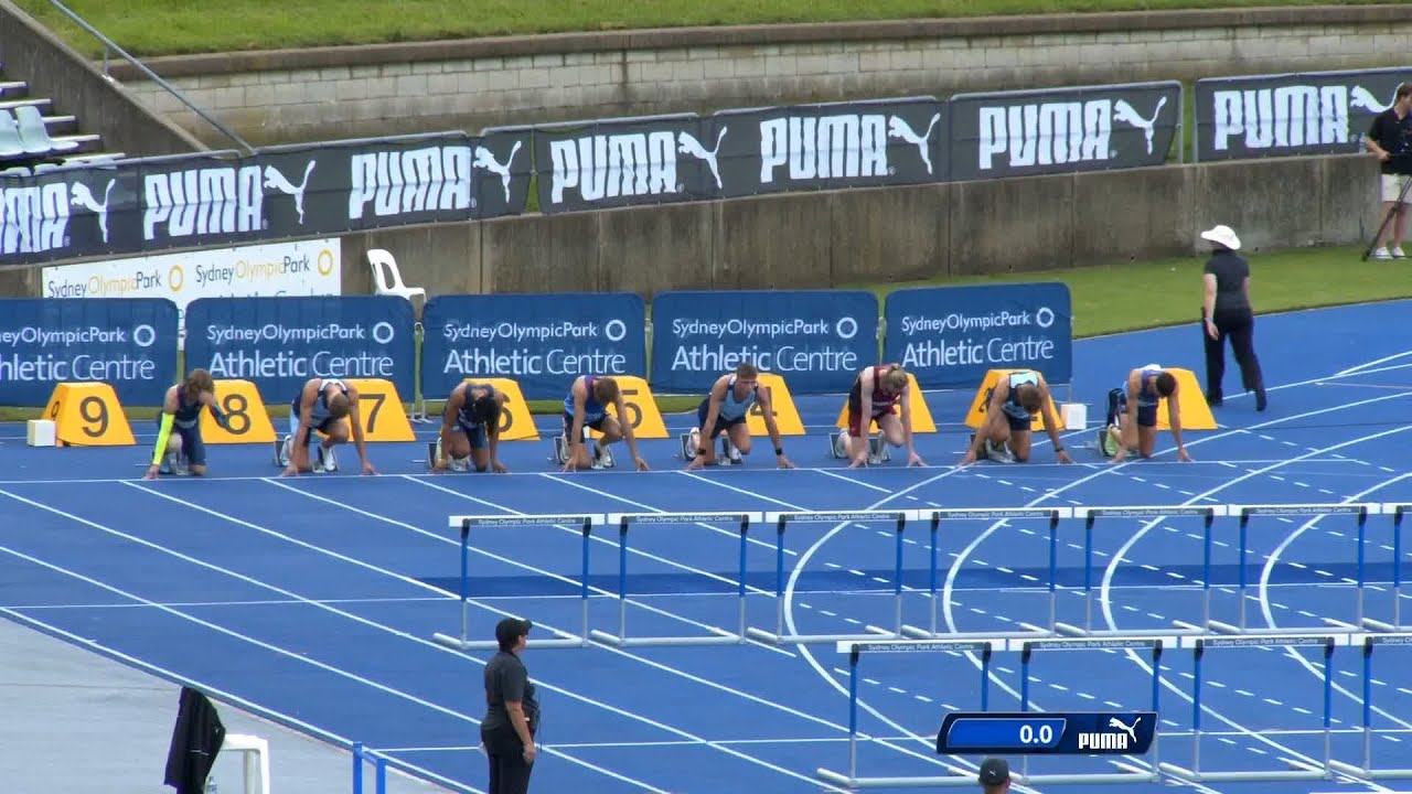 U20 Men 110m Hurdles Final 2022 Aus Track & Field Championships YouTube