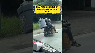 Momen Lucu Ketika Melihat Pengendara Motor Yang Mau Mudik Lebaran  ngakak lucu mudik lebaran