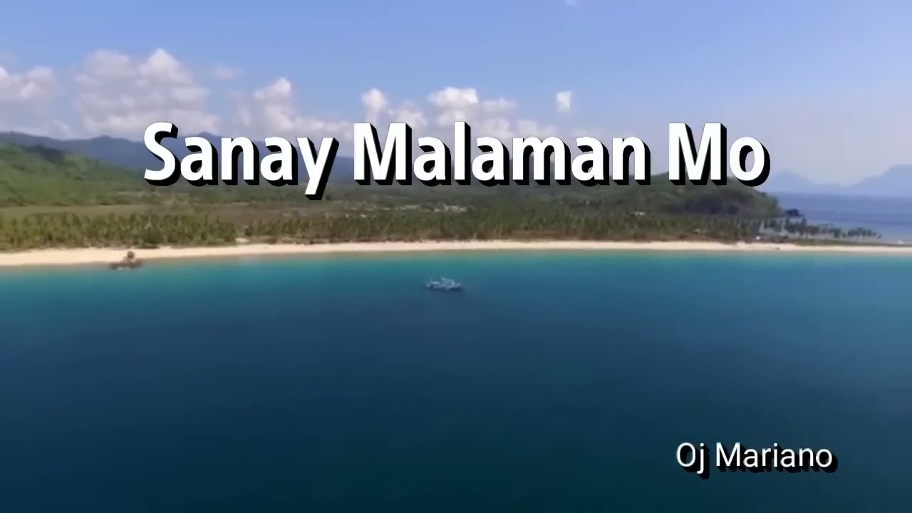Sanay Malaman Mo by Oj Mariano (karaoke)