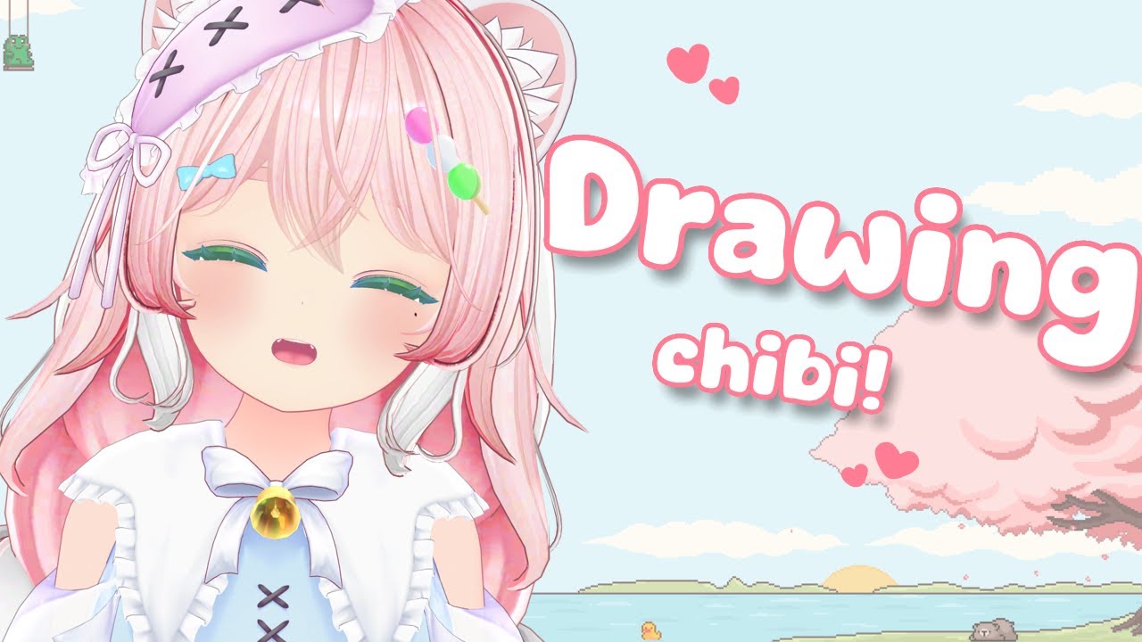 Chat & Drawing 💕 chibi style OCs for my mods! - YouTube
