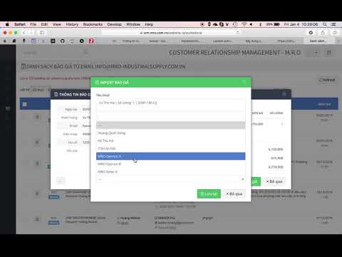 MRO-CRM: Import quotation from email