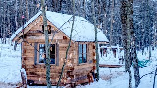 Building an Offgrid Workshop | Felling Trees for the Off Grid Log Cabin Build