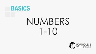 Numbers 1-10 in European Portuguese