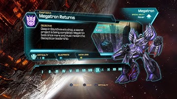 TRANSFORMERS: Fall of Cybertron | Chapter IX: Megatron Returns | Hard Difficulty (PS4 Pro)