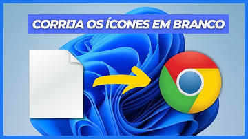 COMO CORRIGIR OS ÍCONES DOS PROGRAMAS EM BRANCO