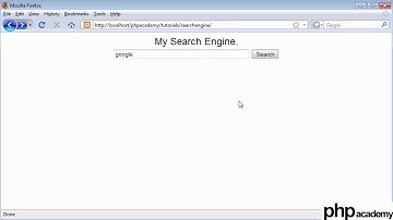(Learn PHP) Tutorials  Create a Search Engine Part 1