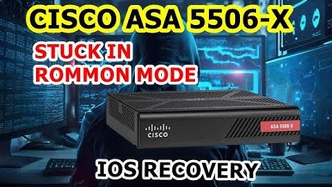 Cisco ASA 5506-X Recovery | Stuck in ROMMON Mode / Bootloop | Full Firmware Recovery | Easy Guide