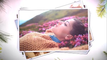 Falling Slideshow Animation in Sony Vegas Pro - Modern Slideshow Intro Animation - Template