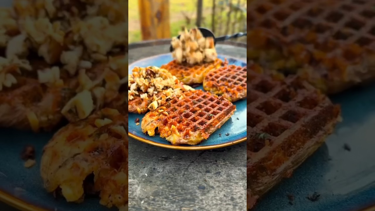 Waffle potatoes are the tuxedo of baked potatoes 🎩