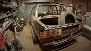 BMW E30 REBUILDING | КУЧА ЗАПЧАСТЕЙ. ПЕРЕВОРАЧИВАЕМ МАШИНУ. ПОДГОТАВЛИВАЕМ К СТАПЕЛЮ