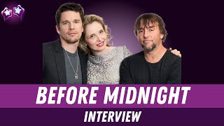 Before Midnight | Richard Linklater, Julie Delpy, Ethan Hawke Interview on Sunrise / Sunset Trilogy