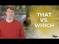 Understanding 'That' and 'Which'
