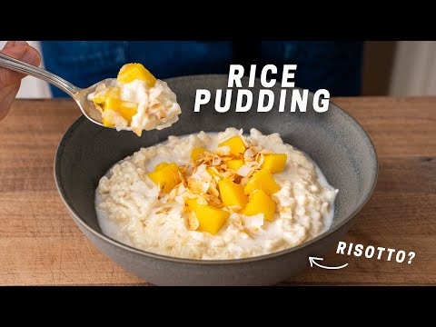 Creamy Rice Pudding Recipe Dessert Risotto