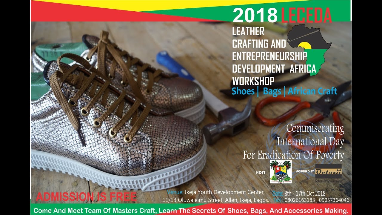 leather crafting and entrepreneurship development africa 2018