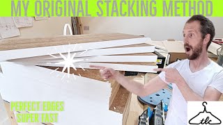 Treat VAST Amounts Of Mdf Edges, SUPER FAST Using My Original STACKING METHOD \\ Vid#92