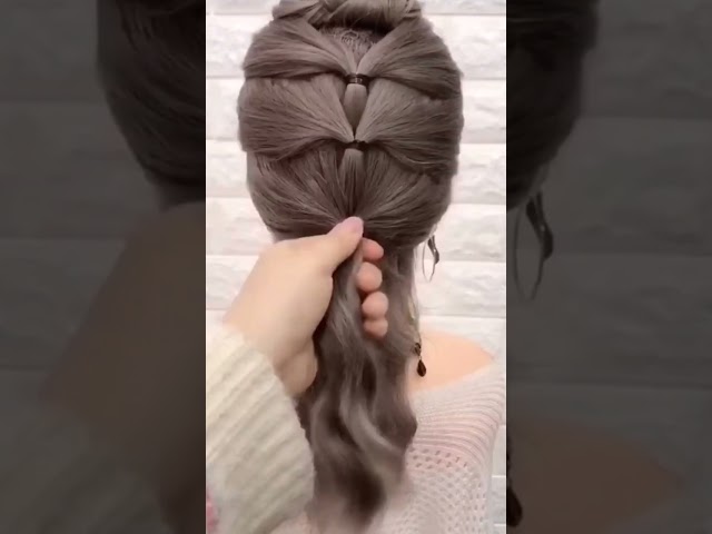 hair style tutorial للبنات #shorts #funny #games #fashion #tutorial #hair #girl