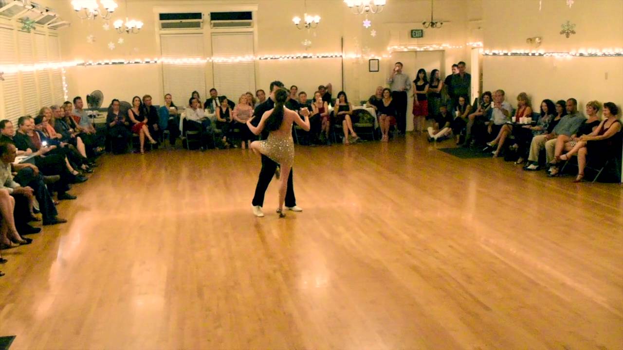 Fabian Salas & Lola Diaz performing at The TANGO EXPERIENCE, 2016