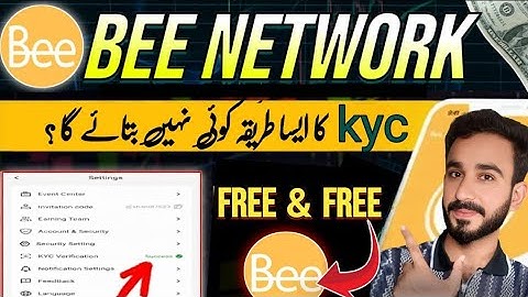 🐝 Bee Network KYC Kaise Kare? | Complete Verification Guide in Urdu/Hindi