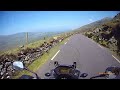 Kerry on motorcycle  conor pass 3