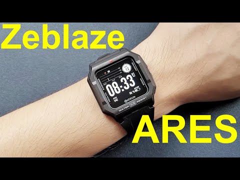 Zeblaze ARES Unboxing Review & Setup-3ATM Waterproof/Extra Watch Face/Customize Watch Face/Weather