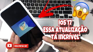 IOS 17 - MAIS DE UMA SEMANA USANDO - ESSA ATUALIZAÇÃO ESTÁ INCRÍVEL (beta )