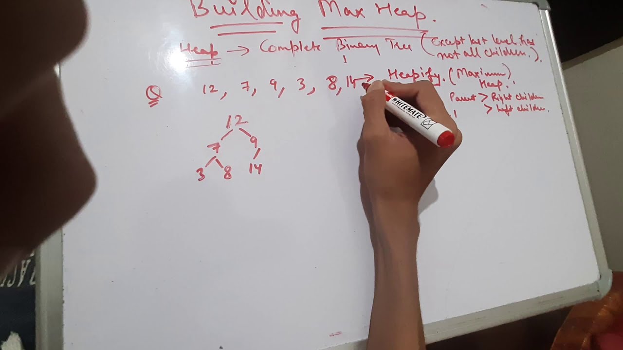 Max heap in Hindi:Fast tutorial for college students - YouTube