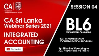 BL6 Integrated Accounting /  5 Sep  Session 4